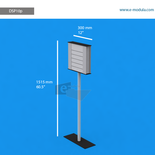 DSP10p - 12" width by 60.5" height