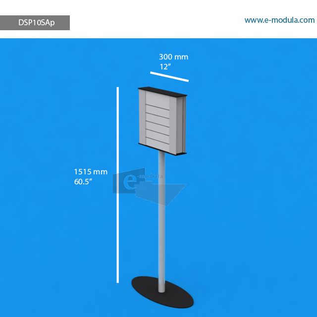 DSP10SAp - 12" width by 60.5" height