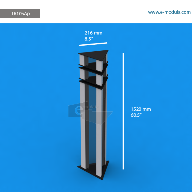 TR10SAp - 8.5" width by 60.5" height