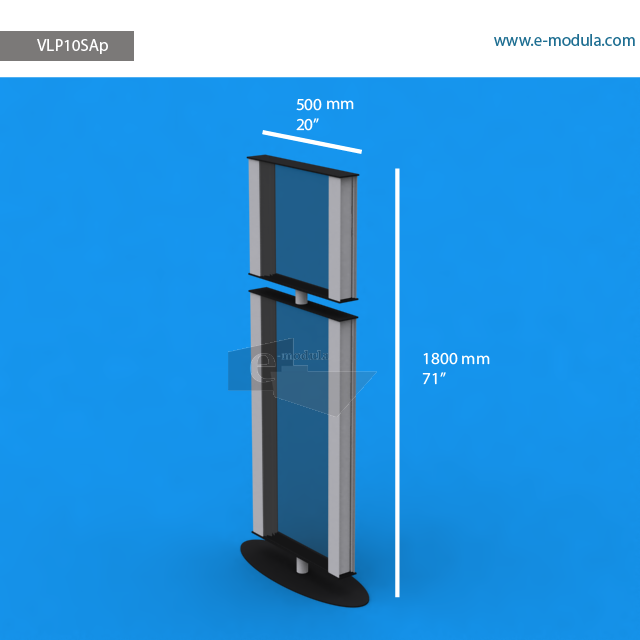 VLP10SAp - 20" width by 71" height