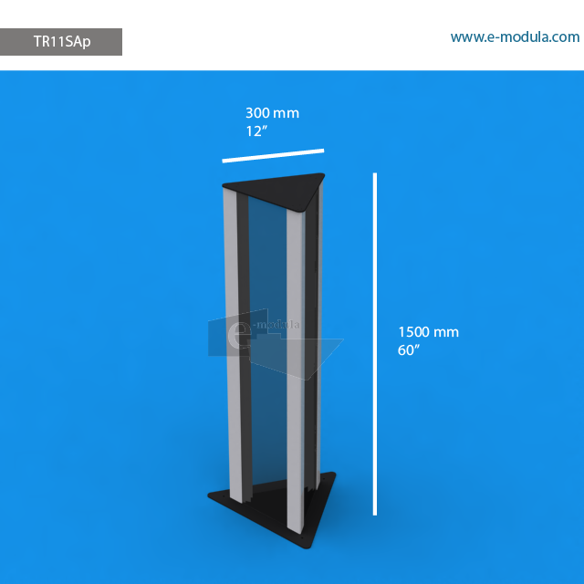 TR11SAp - 12" width by 60" height