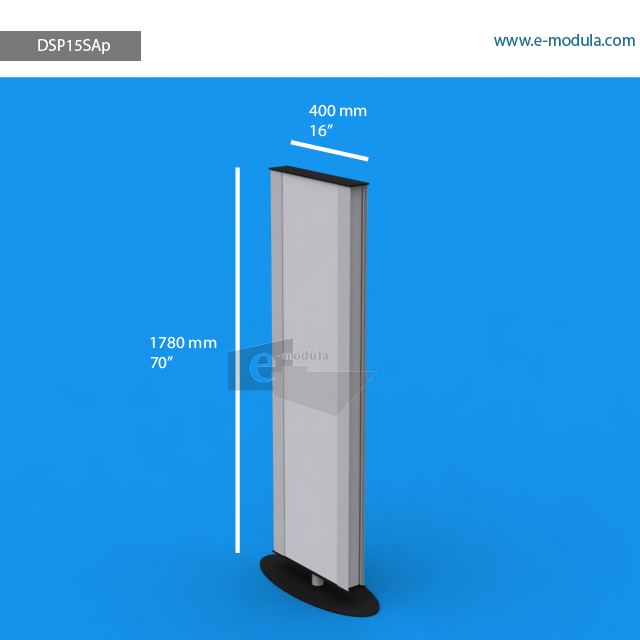 DSP15SAp - 16" width by 70" height
