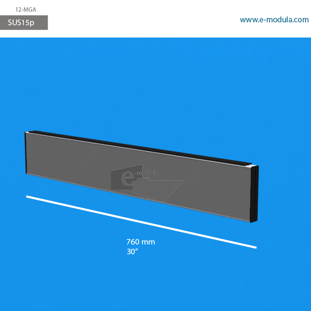 SUS15p - 30" width by 5" height
