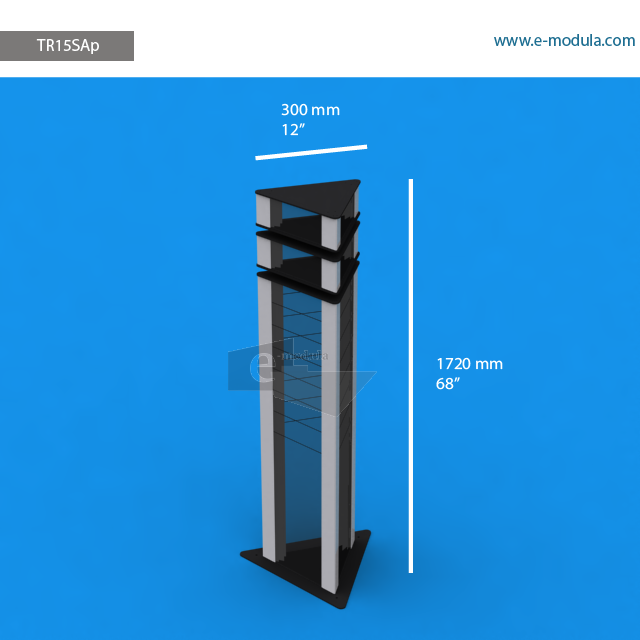 TR15SAp - 12" width by 68" height