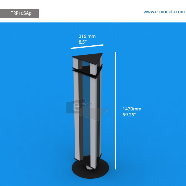 TRP16SAp - 8.5" width by 59.25" height