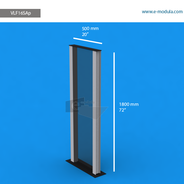VLF16SAp - 20" width by 72" height