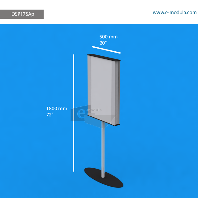 DSP17SAp - 20" width by 72" height