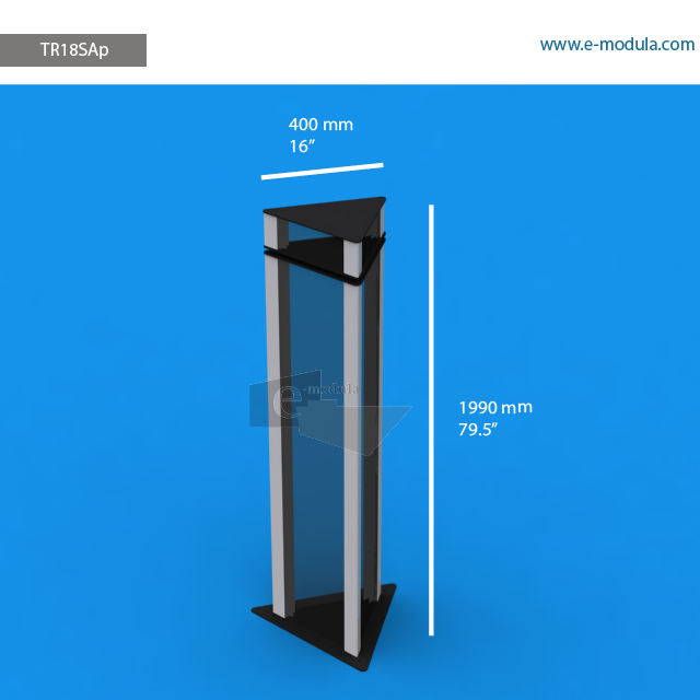TR18SAp - 16" width by 79.5" height