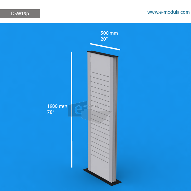 DSW19p - 20" width by 78" height