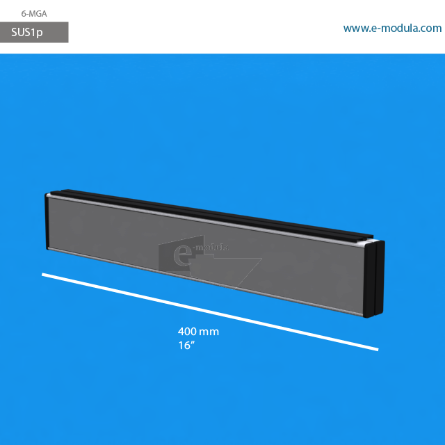 SUS1p - 16" width by 2" height