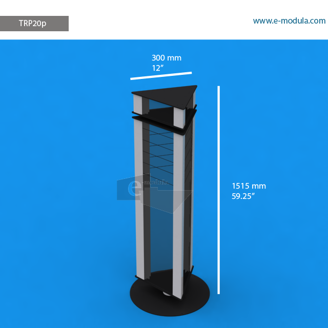 TRP20p - 12" width by 59.25" height
