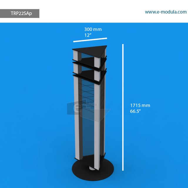 TRP22SAp - 12" width by 66.5" height