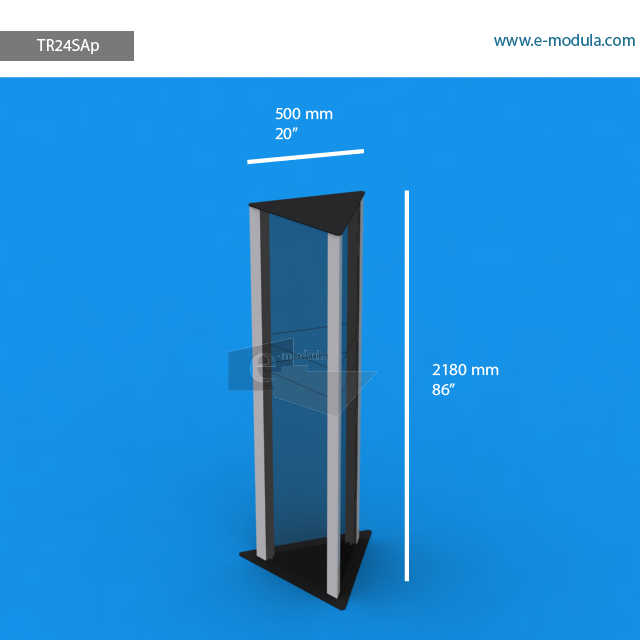 TR24SAp - 20" width by 86" height
