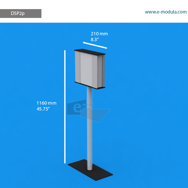 DSP2p - 8.3" width by 47.75" height