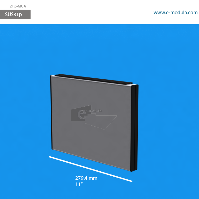 SUS31p - 11" width by 8.5" heigh