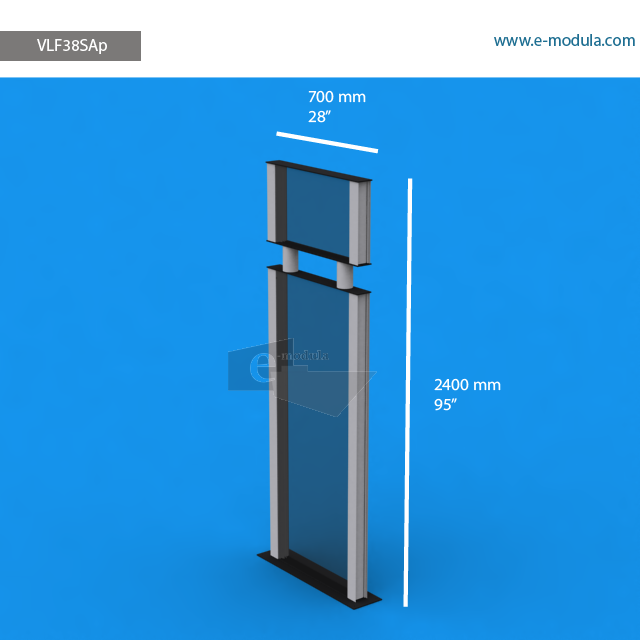 VLF38SAp - 28" width by 95" height