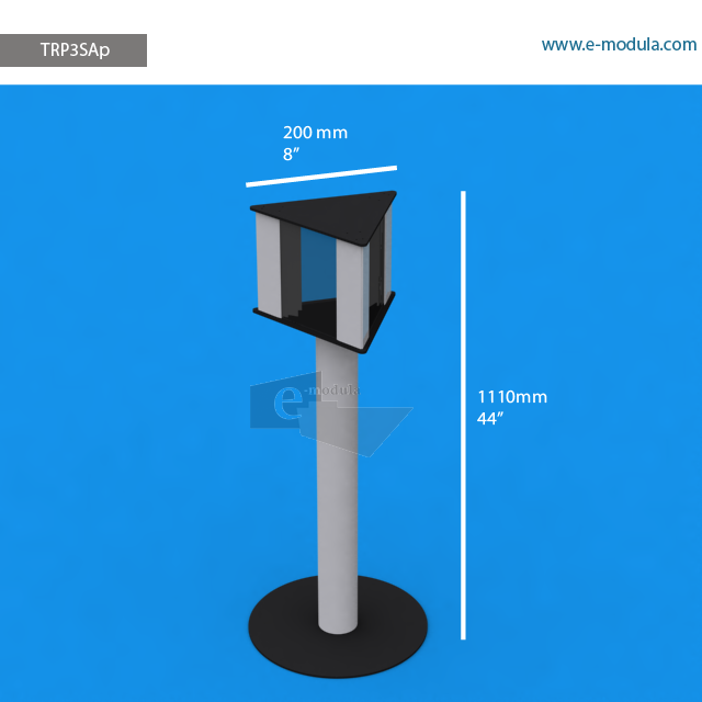 TRP3SAp - 8" width by 44" height