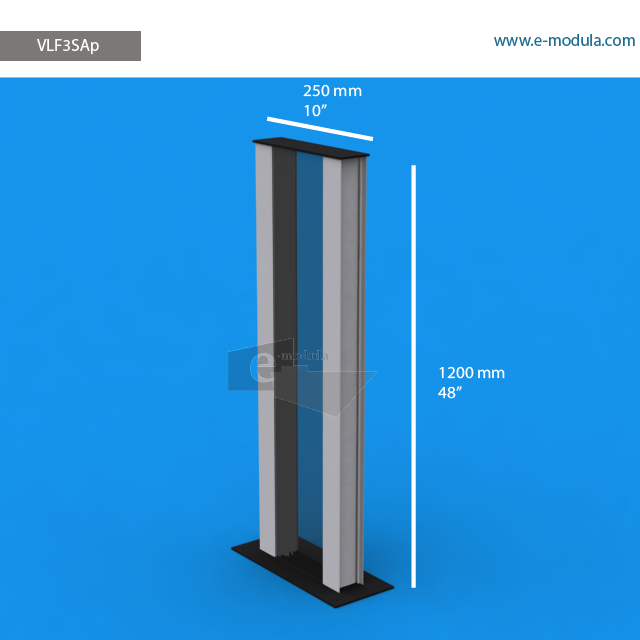 VLA3SAp - 10" width by 48" height