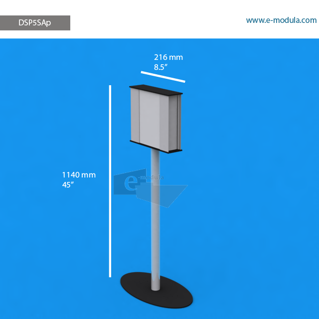 DSP5SAp -  8.5" width by 45" height