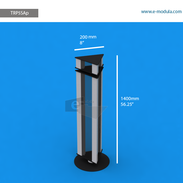 TRP5SAp - 8" width by 56.25" height