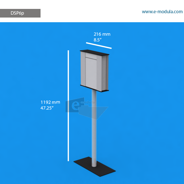 DSP6p - 8.5" width by 47.25" height