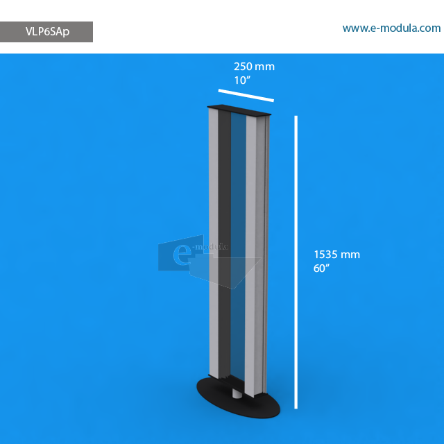 VLP6SAp - 10" width by 60" height