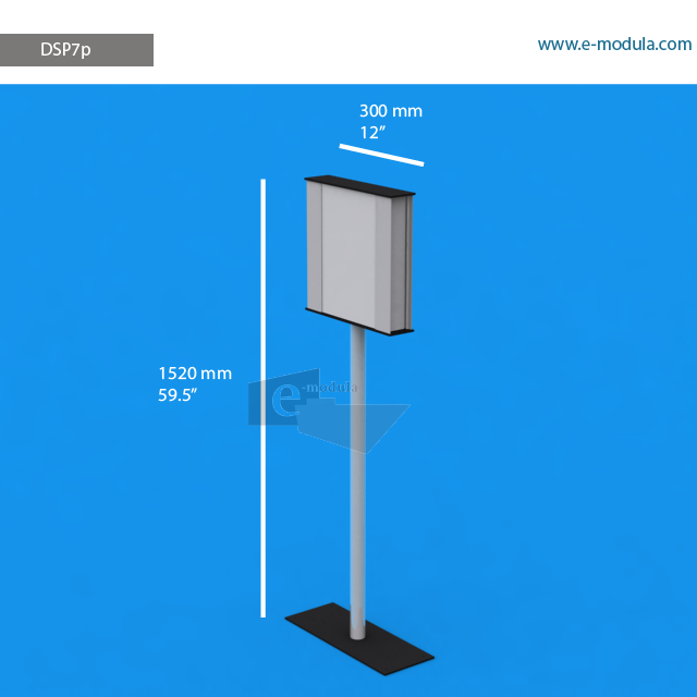 DSP7p - 12" width by 59.5" height