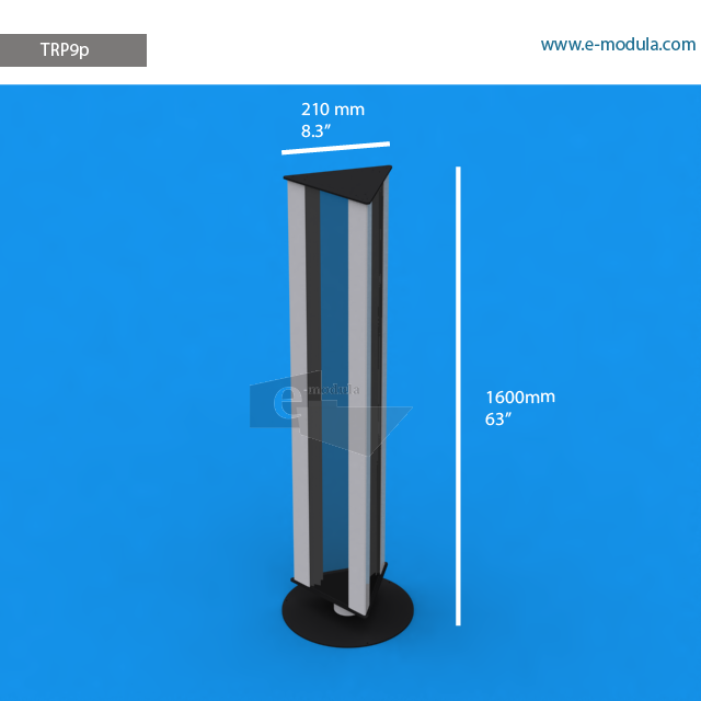 TRP9p - 8.3" width by 63" height