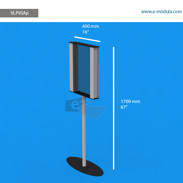 VLP9SAp - 16" width by 67" height