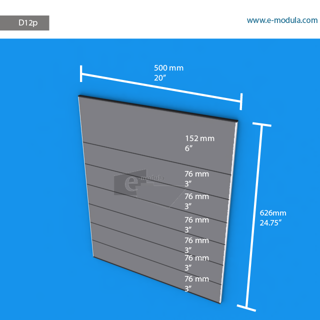 D12p - 20" width by 24.75" height