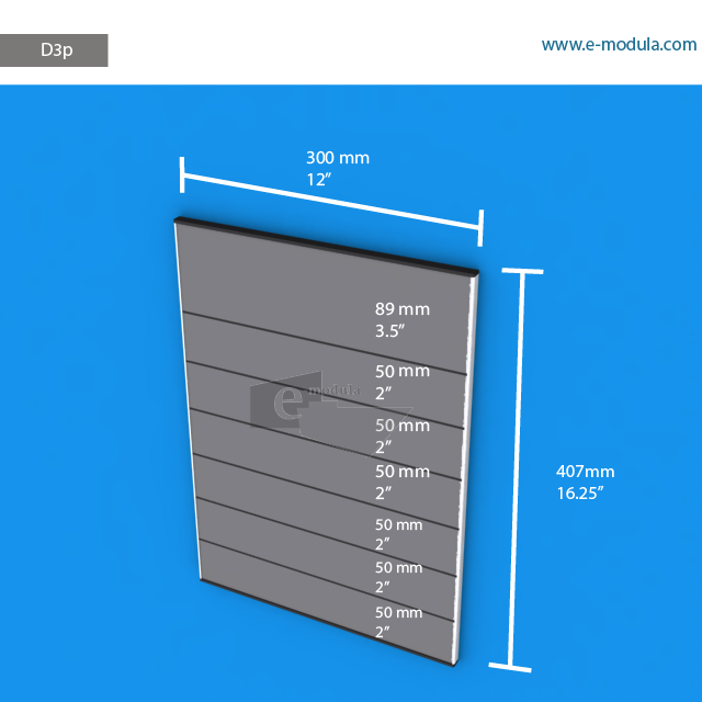 D3p - 12" width by 16.25" height
