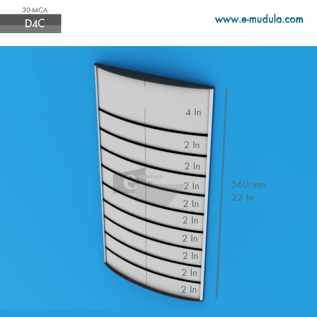D4c - 12" width by 22" height