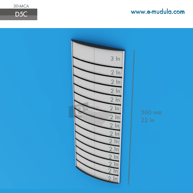 D5c - 12" width by 31" height