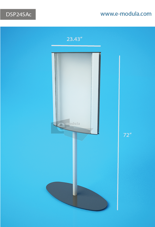 DSP24SAc-24" Width  by  72” high