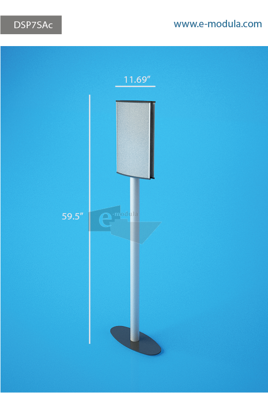 DSP7SAc-11" Width  by 60” high