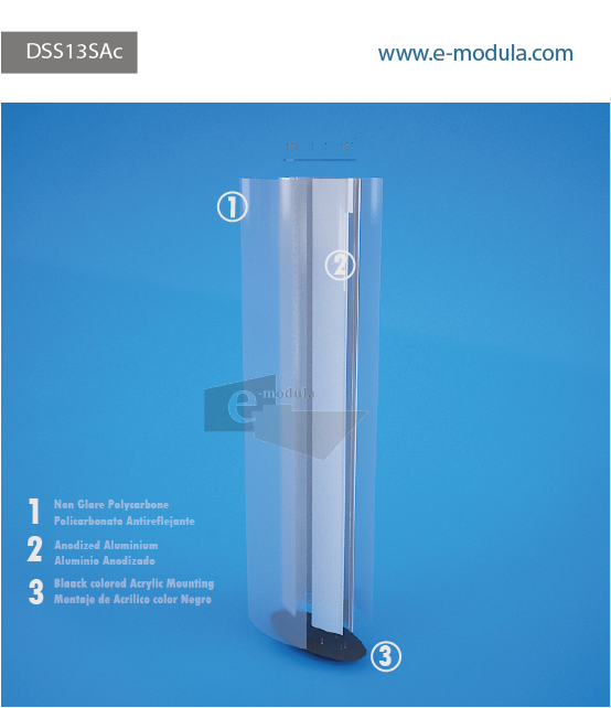 DSS13SAc-16" Width  by 78” high