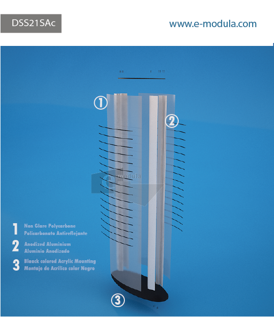DSS21SAc-20" Width  by 84.25” high