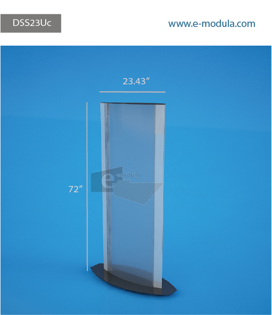DSS23Uc-24" Width  by 72” high