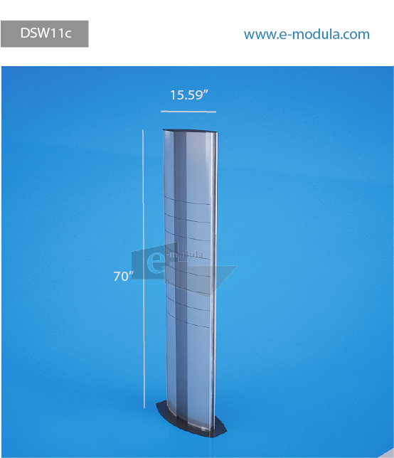 DSW11c-16" Width  by 70”  high