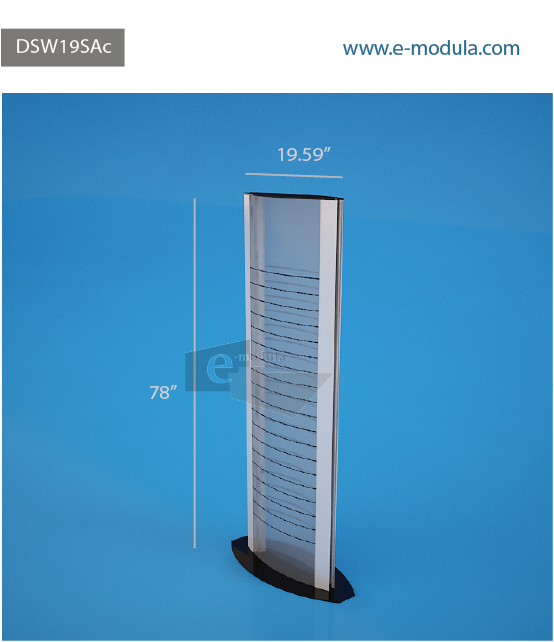  DSW19SAc-20" Width  by 78” high