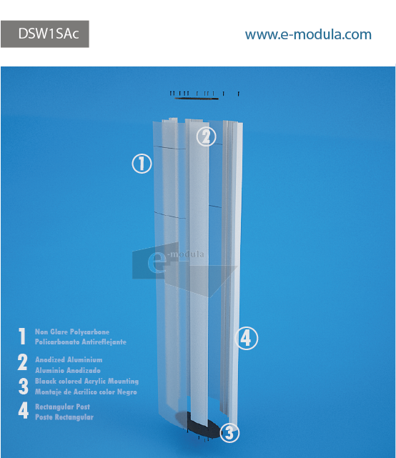DSW1SAc-8.2" Width  by 56.75 high