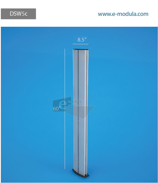 DSW5c-8.5" Width  by 60”  high