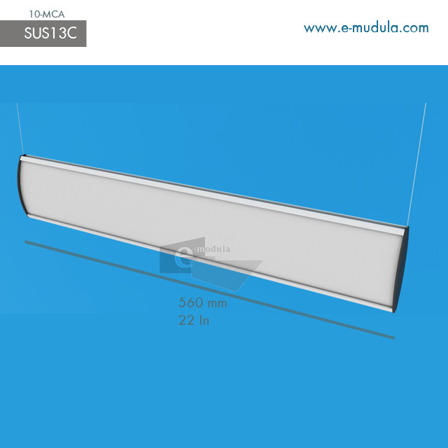 SUS13c - 22" width by 4" height