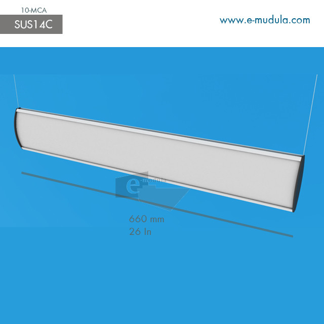 SUS14c - 26" width by 4" height