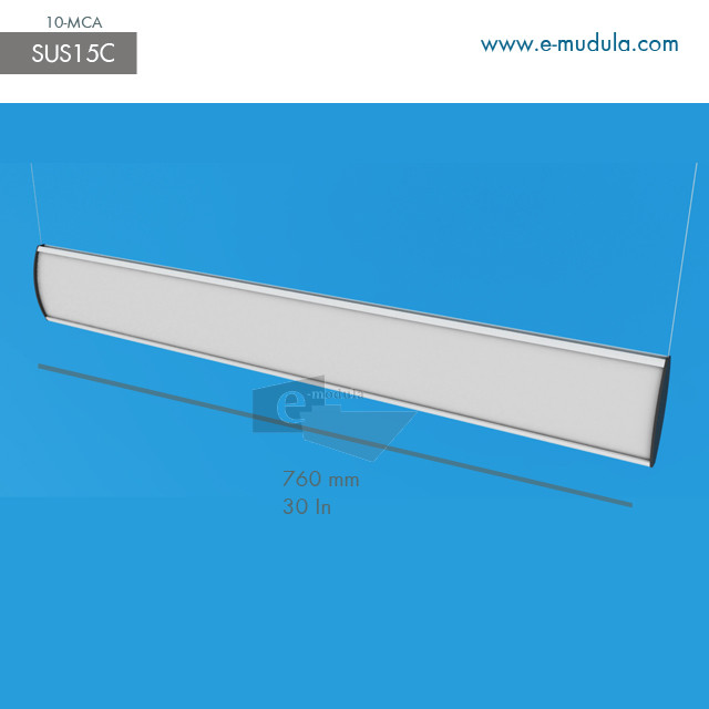 SUS15c - 30" width by 4" height