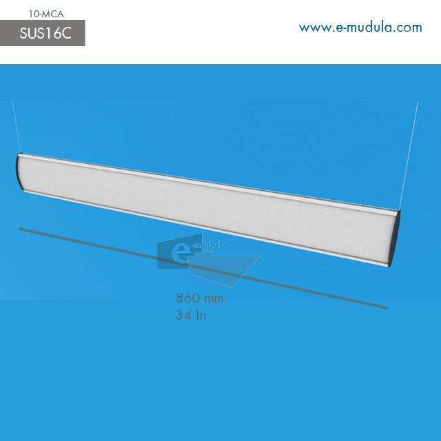 SUS16c - 34" width by 4" height
