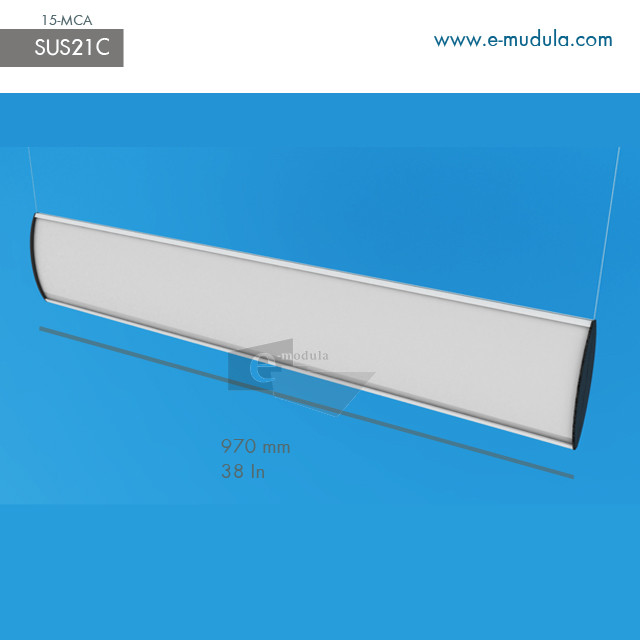 SUS21c - 38" width by 6" height