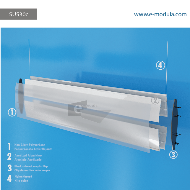 SUS30c-8.2" high by  40”  Width 