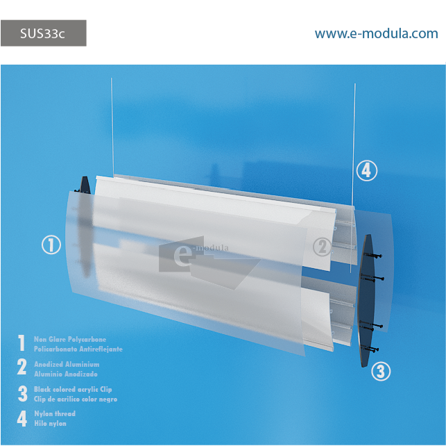 SUS33c-8.5" high by 25"  Width 