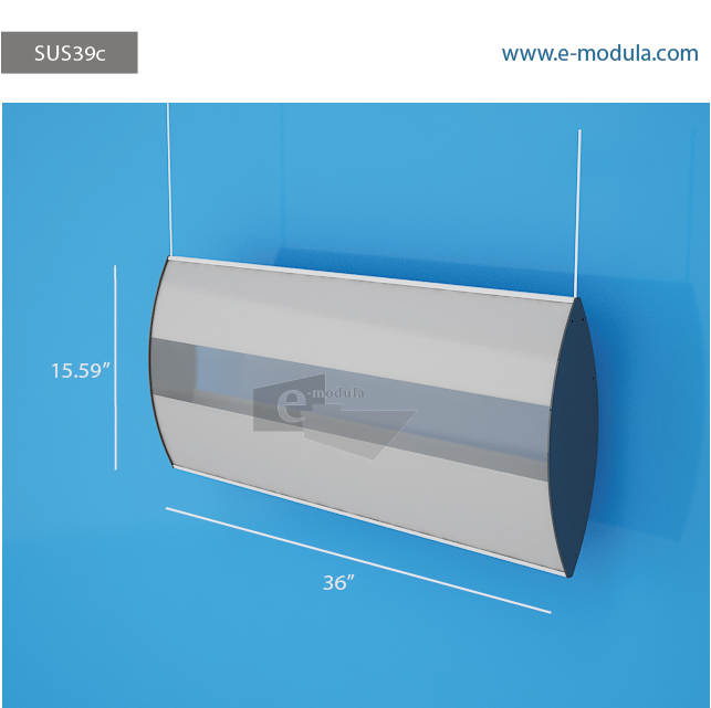 SUS39c-16" high  by 36"  Width